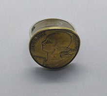 Load image into Gallery viewer, French Marianne Coin Sterling Silver Ring
