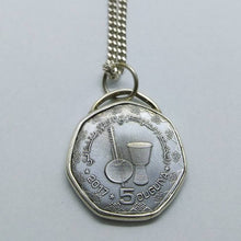 Load image into Gallery viewer, Mauritanian Musical Coin Sterling Silver Necklace
