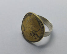 Load image into Gallery viewer, French Marianne Coin Sterling Silver Ring
